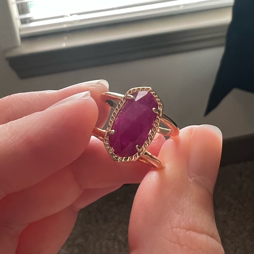Rose Gold Kendra Scott Elyse Ring